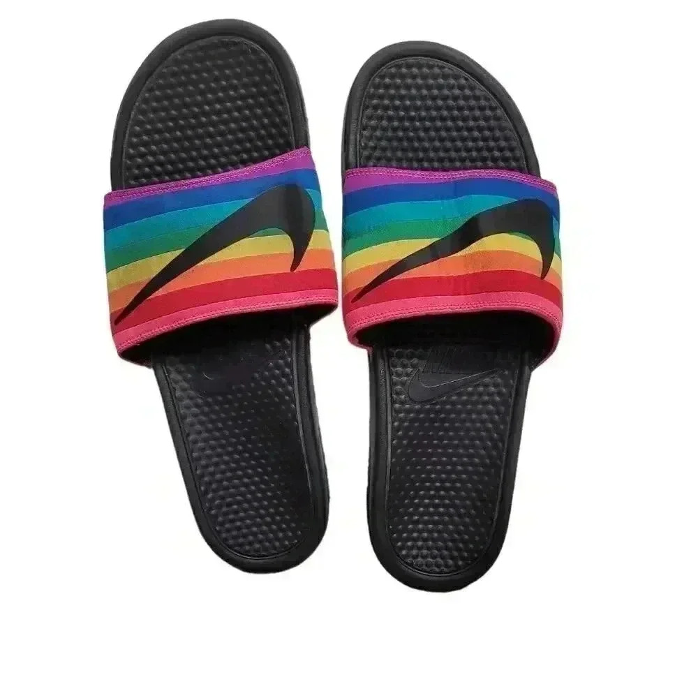 Nike Rainbow Benassi Jdi Be True Sandal Slides 2019 Men's Sz 14